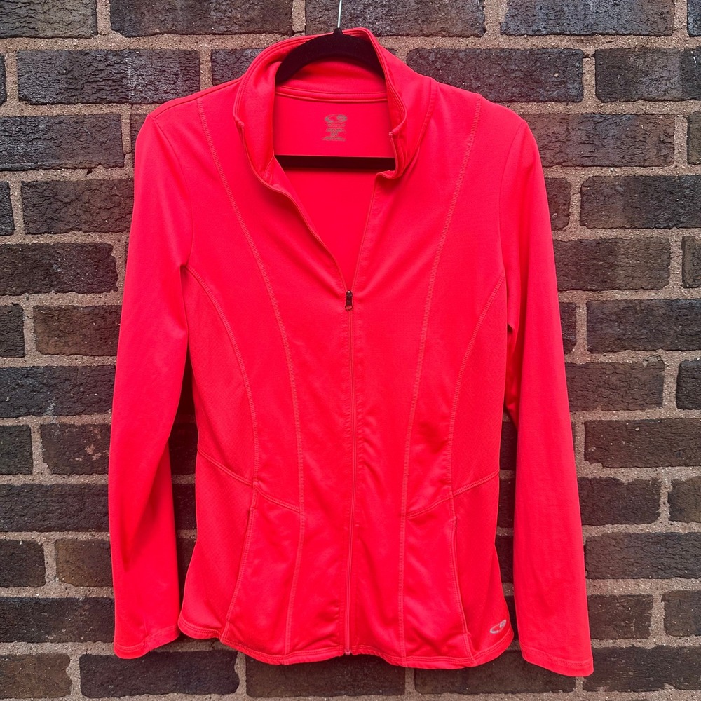 C9 Champion Women's Small Hot Pink Full Zip Athletic Track Jacket Workout